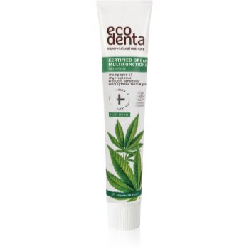 Ecodenta Certified Organic Multifunctional with Hemp pastă de dinți naturală - imagine 2